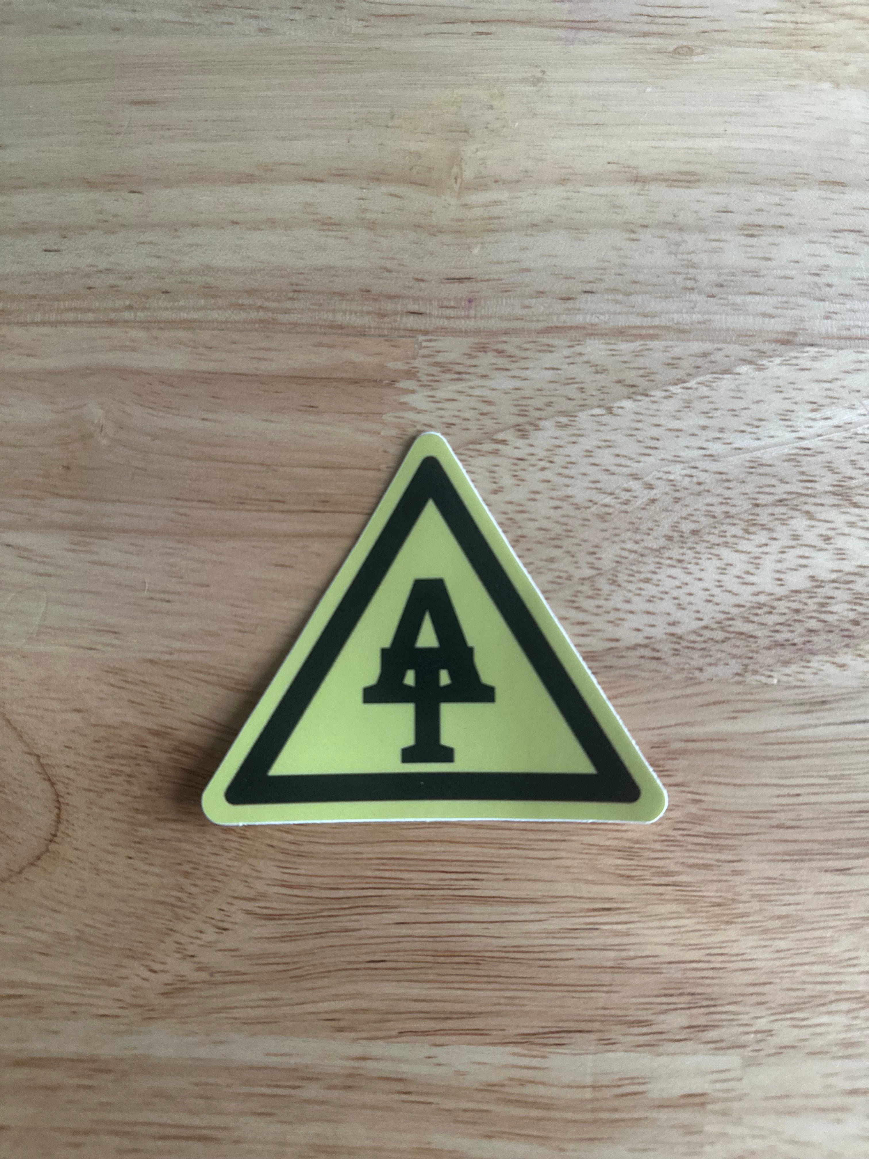 AVOIDTHISCO Logo Triangle Sticker