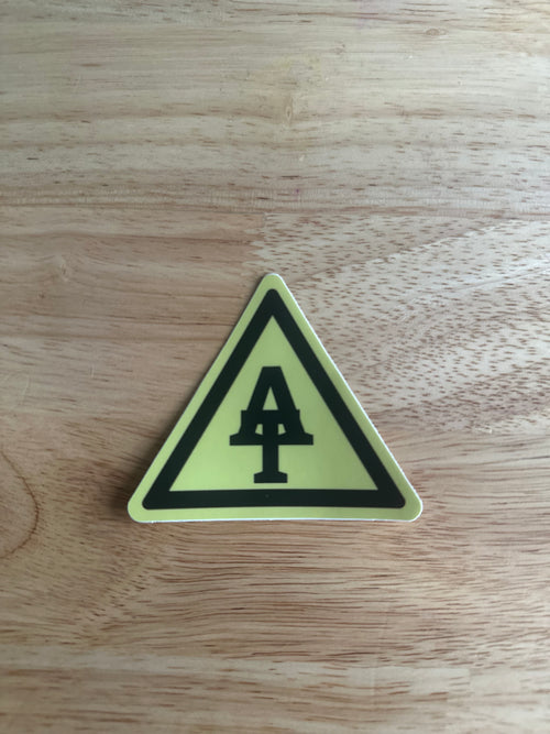 AVOIDTHISCO Logo Triangle Sticker