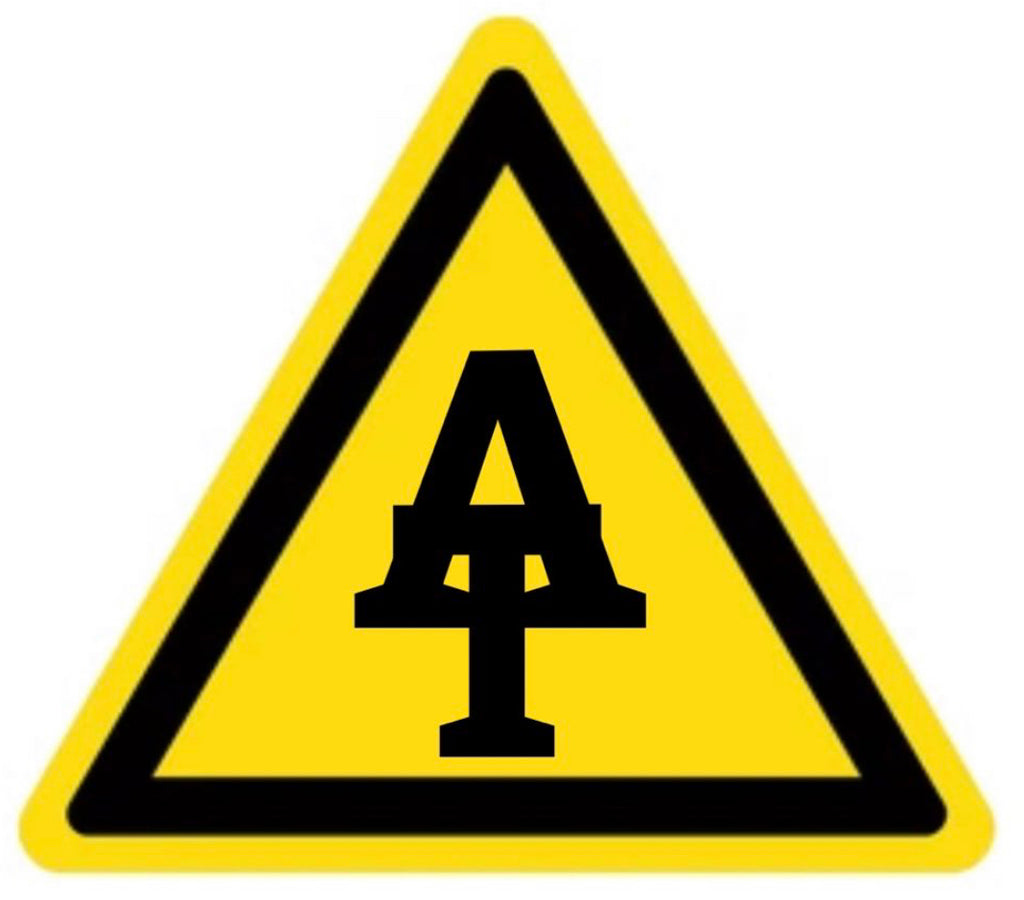 AVOIDTHISCO Logo Triangle Sticker
